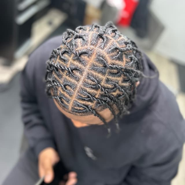 Men Natural Braids, Plaits & Twist at Majestic Hair Extension in Marietta, GA